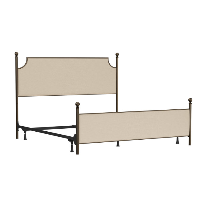 Nordland Upholstered Metal Bed & Reviews Birch Lane
